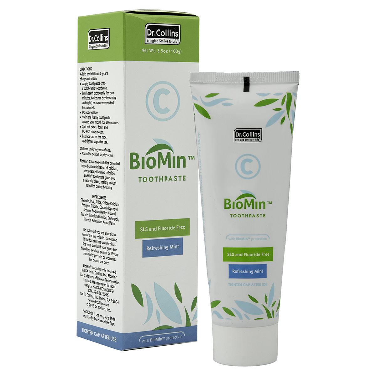 Dr.Collins BioMin Toothpaste Receives FDA Approval